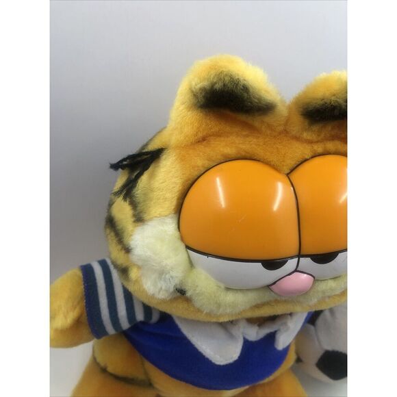 Garfield Soccer Plush Daikin "The Year of the Party 10” Vintage 1981 - Picture 12 of 16